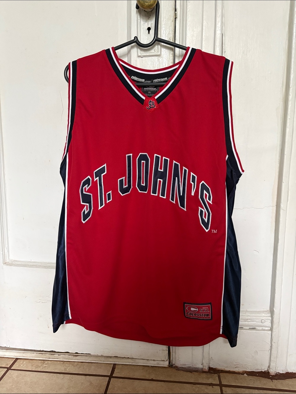 St. John’s embroidered #30 Red Storm Tank top